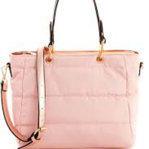 ISABELLE HANDBAGS VEGAN QUILTED NYLON TOTE - Picture 7 of 10